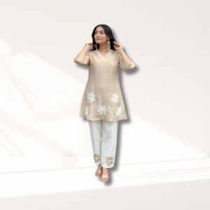 Organza Appliqué Co-ord Set